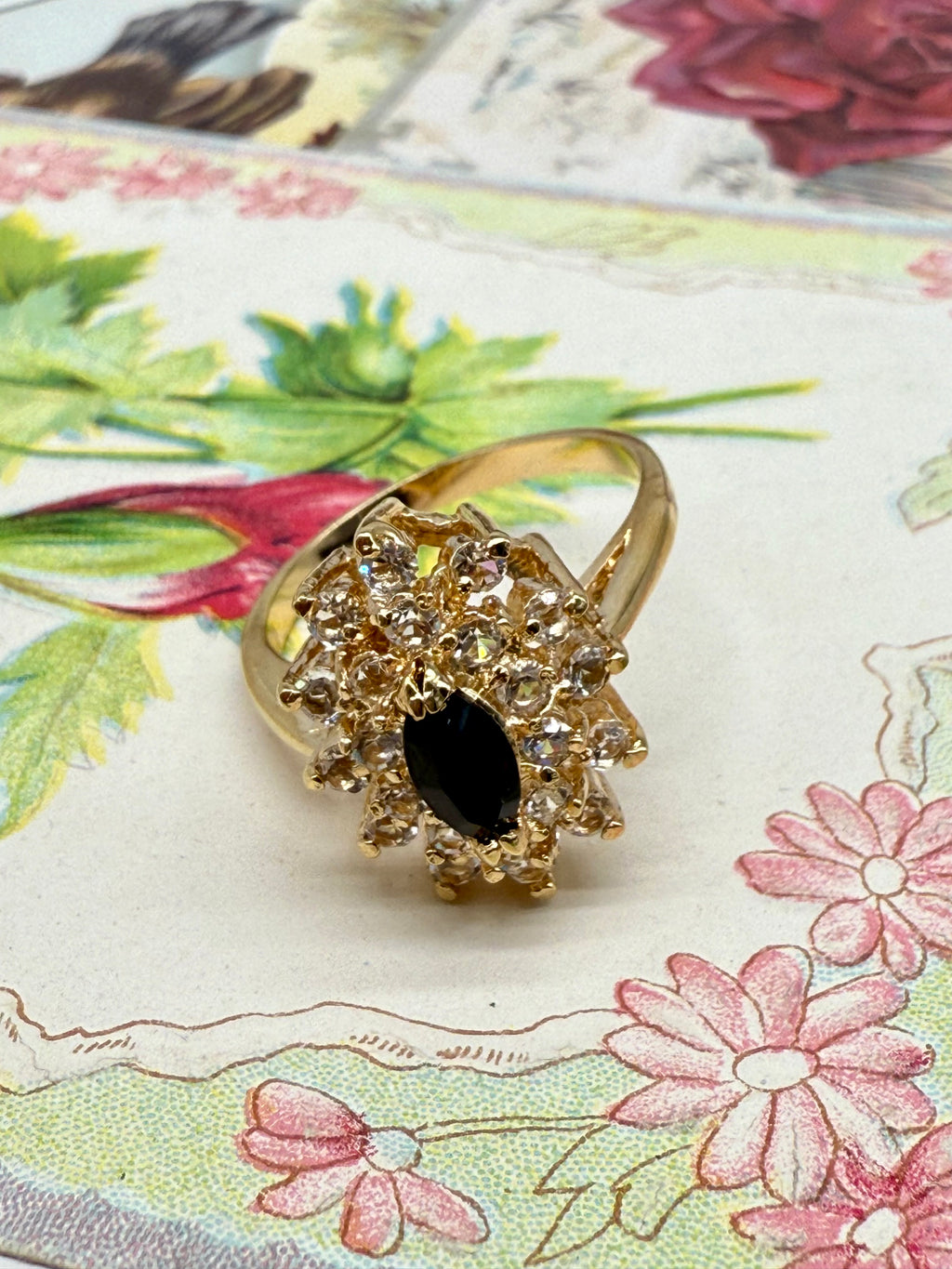 Vintage Cocktail Ring Size 9